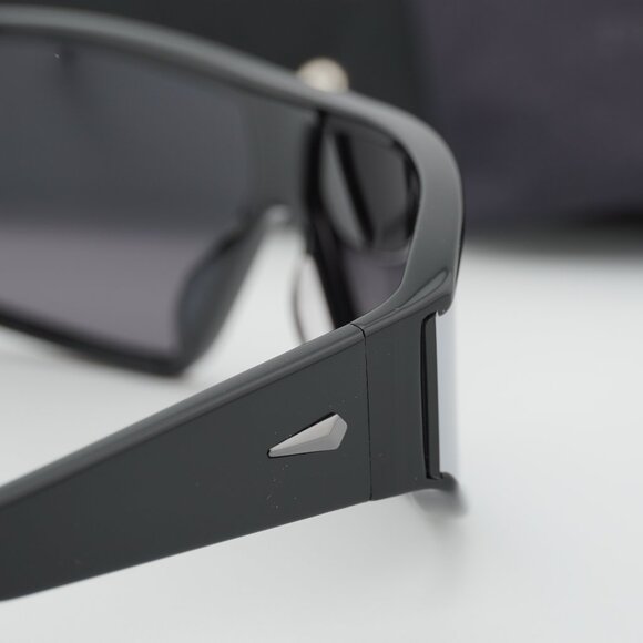 Rag & Bone RNB6003/S 0807 T4 Shield Sunglasses - Black/Silver - Picture 3 of 9